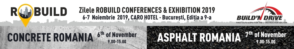 Zilele RoBuild Conferences & Exhibitions - 6-7 Noiembrie 2019