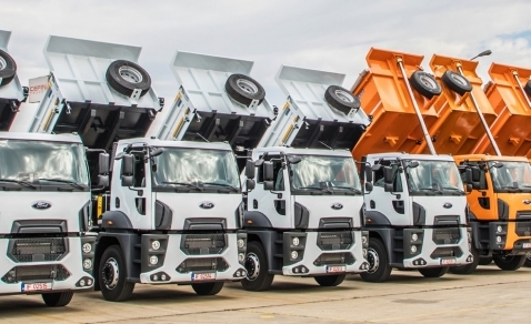 CEFIN TRUCKS A LIVRAT 1.000 DE CAMIOANE FORD TRUCKS ÎN ROMÂNIA