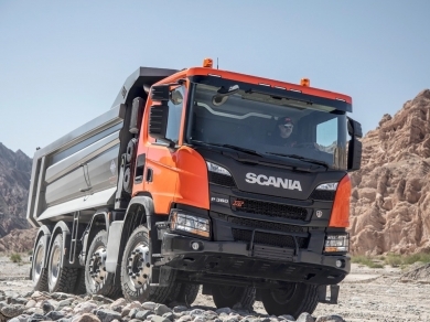 SCANIA ROMÂNIA - DUBLARE A VÂNZĂRILOR PE SEGMENTUL CONSTRUCŢIILOR