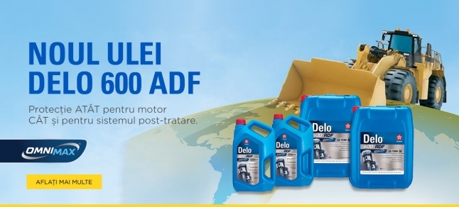 Noul Texaco Delo® 600 ADF cu tehnologie OMNIMAXTM brevetată
