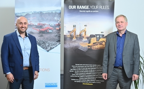 Bergerat Monnoyeur este noul distribuitor pentru Sandvik Mobile Crushers and Screens în România 