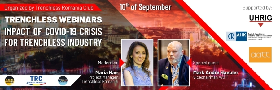 Trenchless Romania Webinar-Impact of COVID-19 crisis on trenchless industry, 10th of September 2020
