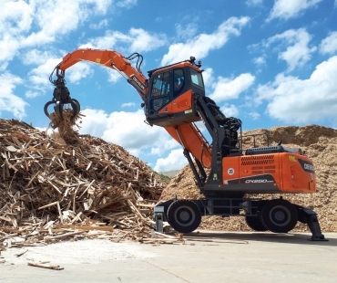 Develon a lansat noile sale excavatoare pentru manipularea DX230WMH-7 și DX250WMH-7