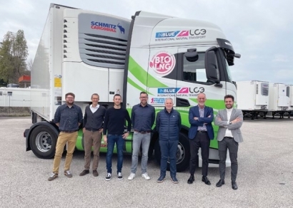 LC3 Lidl asigură un transport frigorific durabil în Italia cu semiremorci frigorifice complet electrice de la Schmitz Cargobull