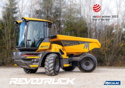 MECALAC's REVOTRUCK wins Best of the Best at the  2023 Red Dot Design Awards