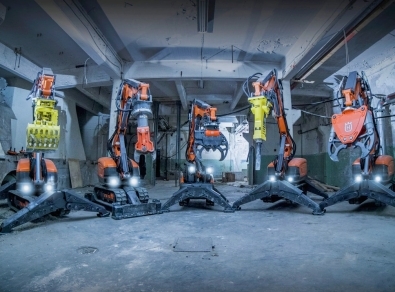 ROBOȚI DE DEMOLARE HUSQVARNA DXR CONTROLAȚI DE LA DISTANȚĂ