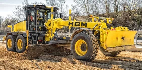 AUTOGREDER HBM NOBAS PERFECT PENTRU LUCRĂRILE DE INFRASTRUCTURĂ