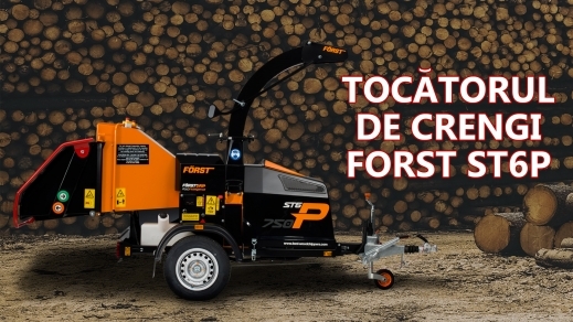 Forst ST6P, un tocător de crengi performant și rezistent